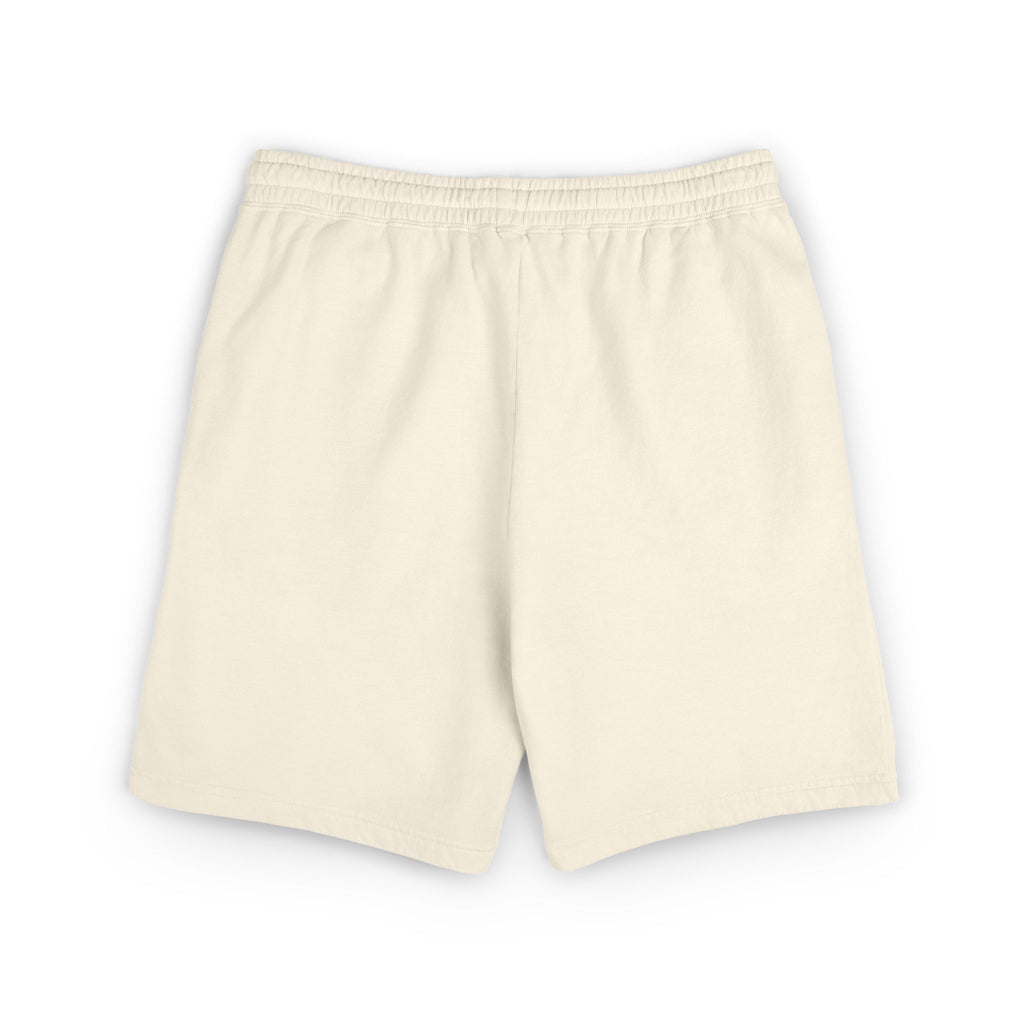 Fleece Sweat Shorts — Minimal Logo Garment-Dyed Lounge Shorts