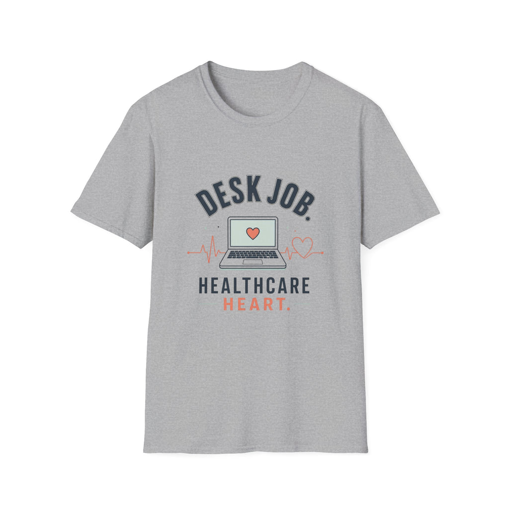 Minimalist T Shirt Design Showcasing Healthcare Heartbeat Concept