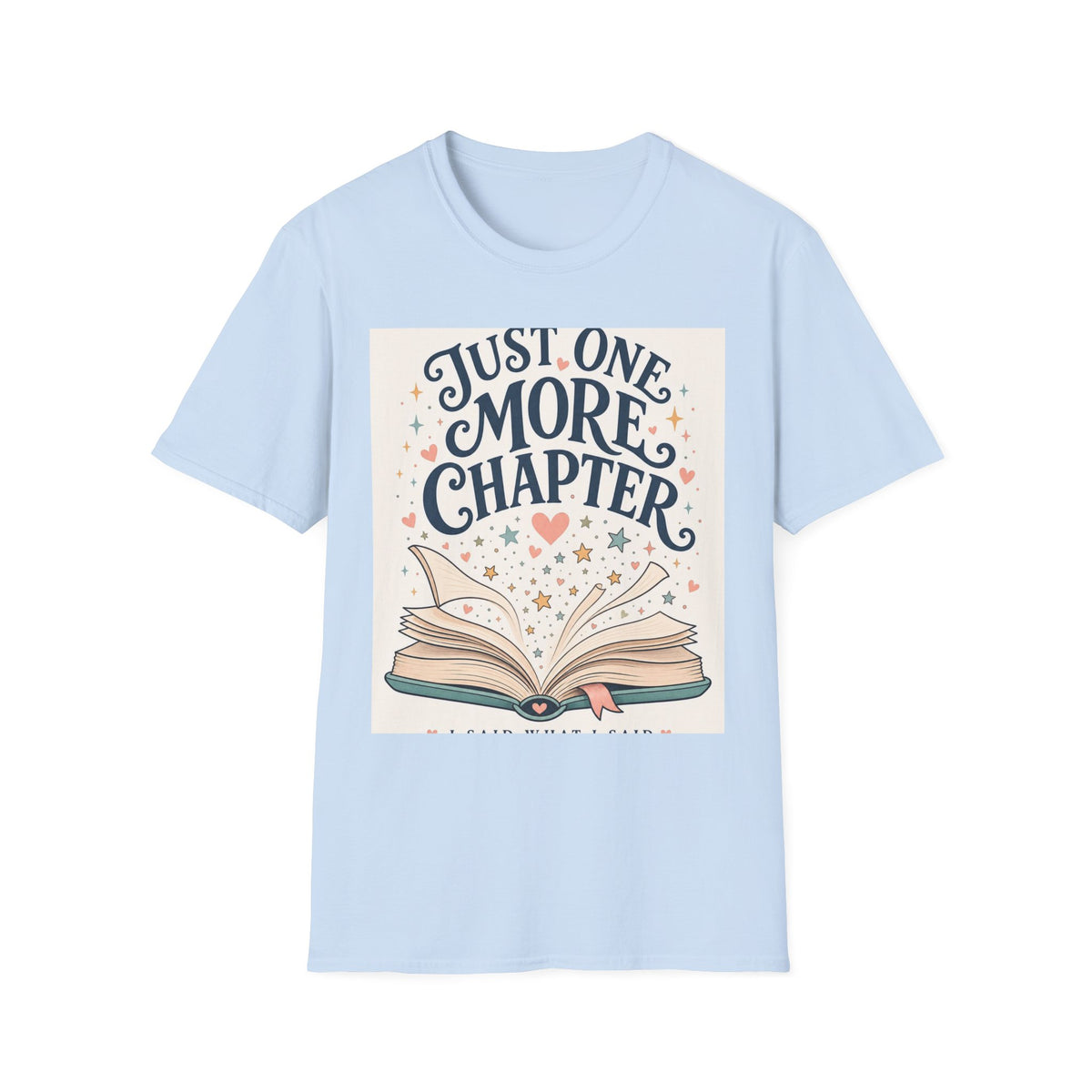 Open Book Turning Into Stars And Hearts With Text Design