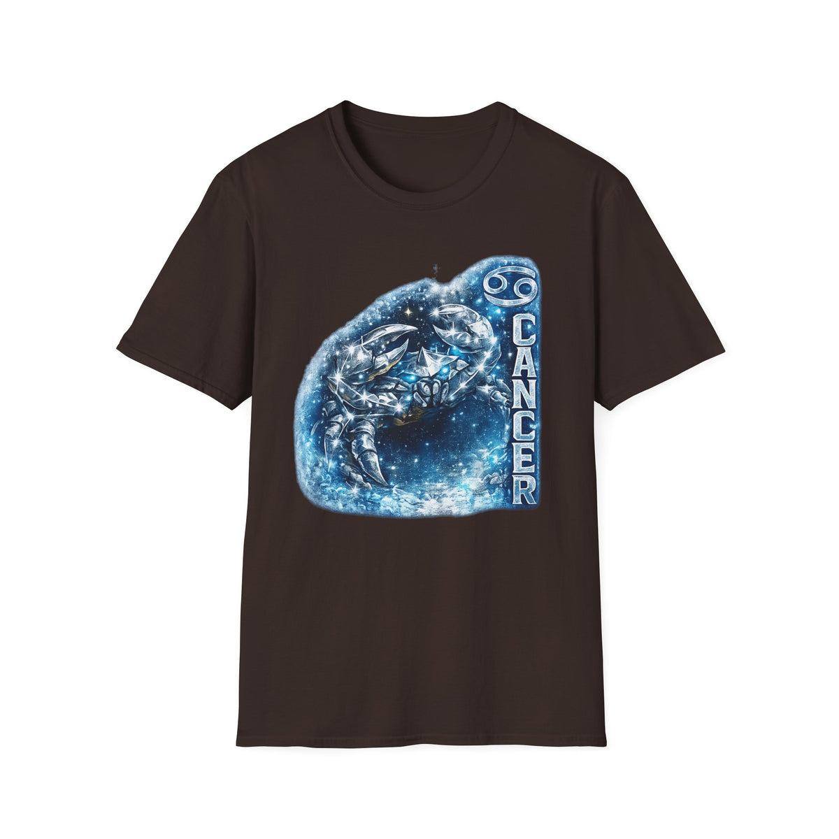 Cancer Zodiac T-Shirt — Starry Crab Astrology Tee (Cancer)