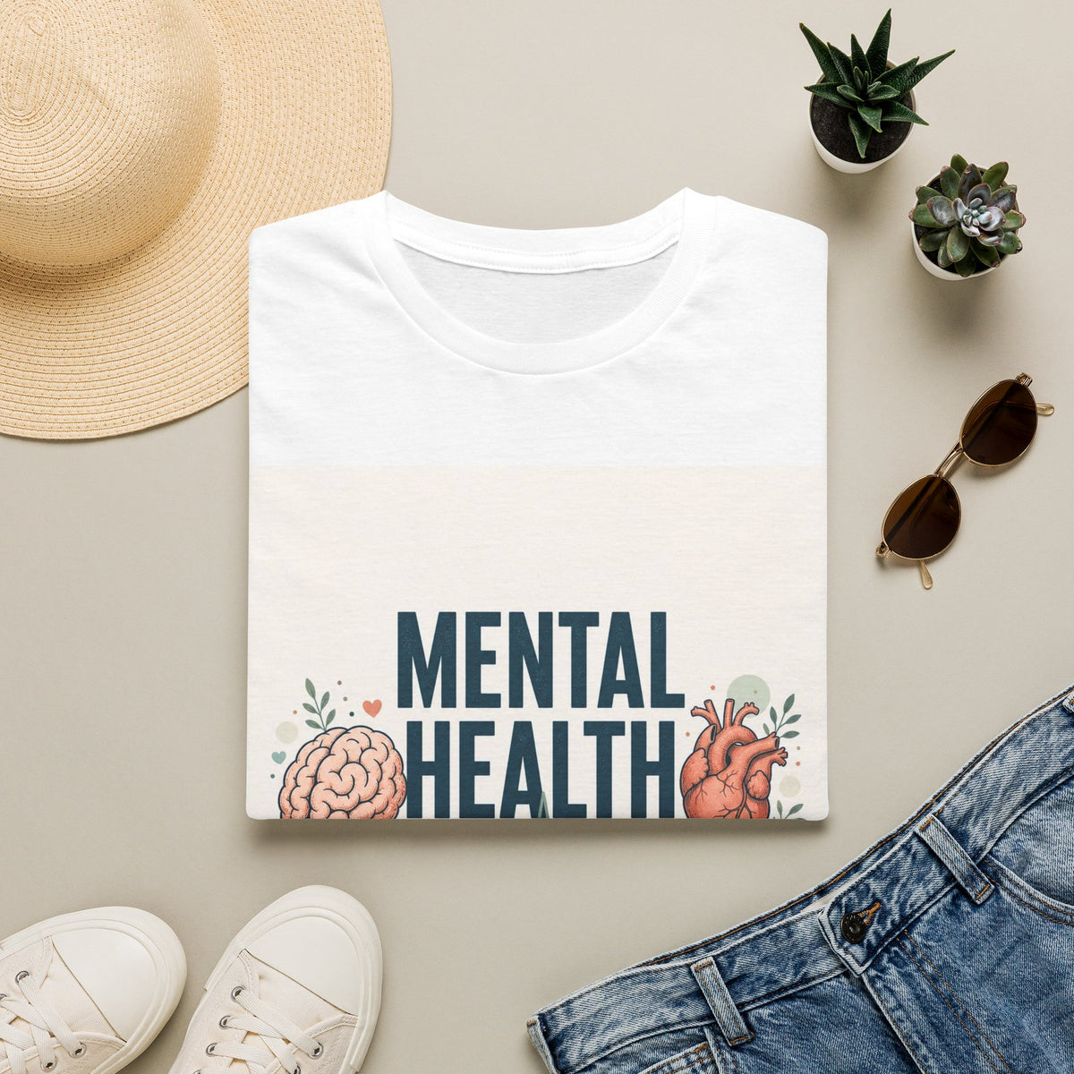 Bold Typography Design Emphasizing Mental Health Awareness