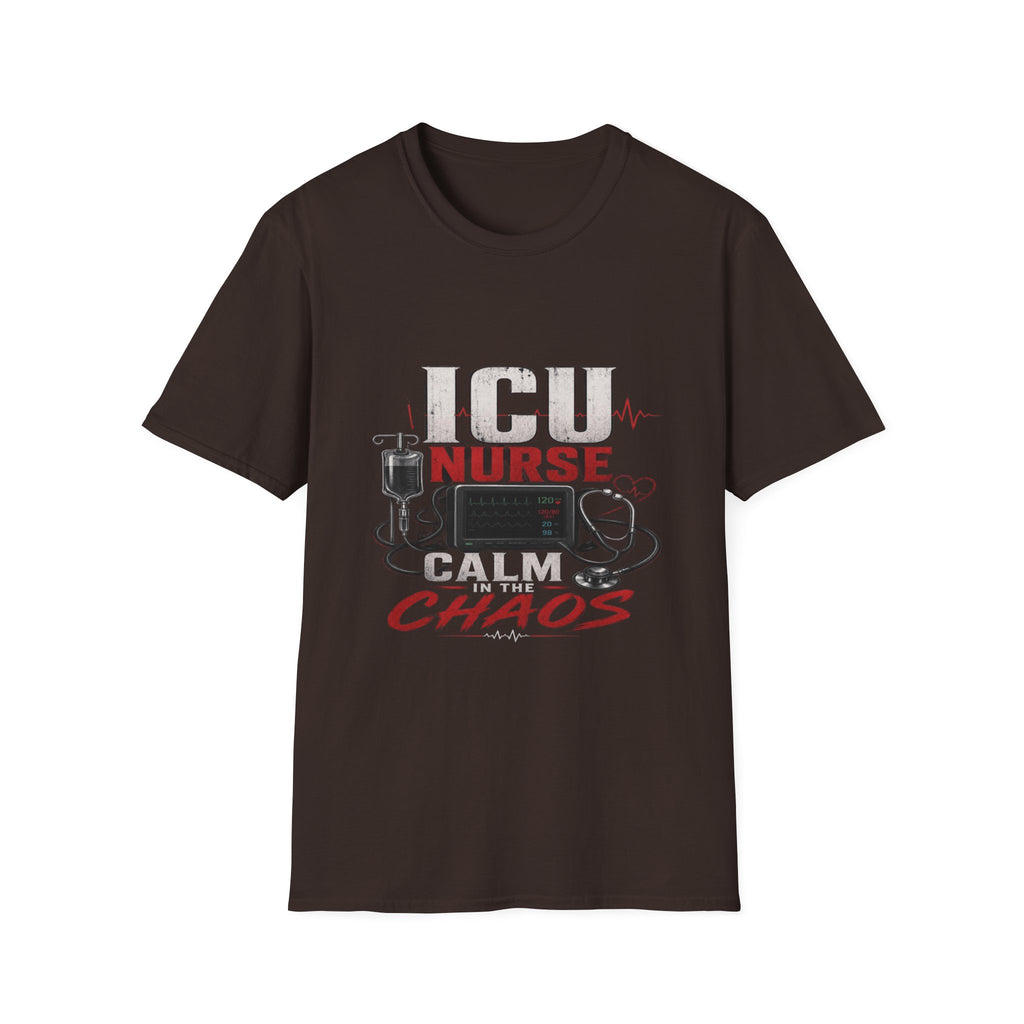 Powerful ICU Nurse T-Shirt Design With Bold Typography- Graphic Tees