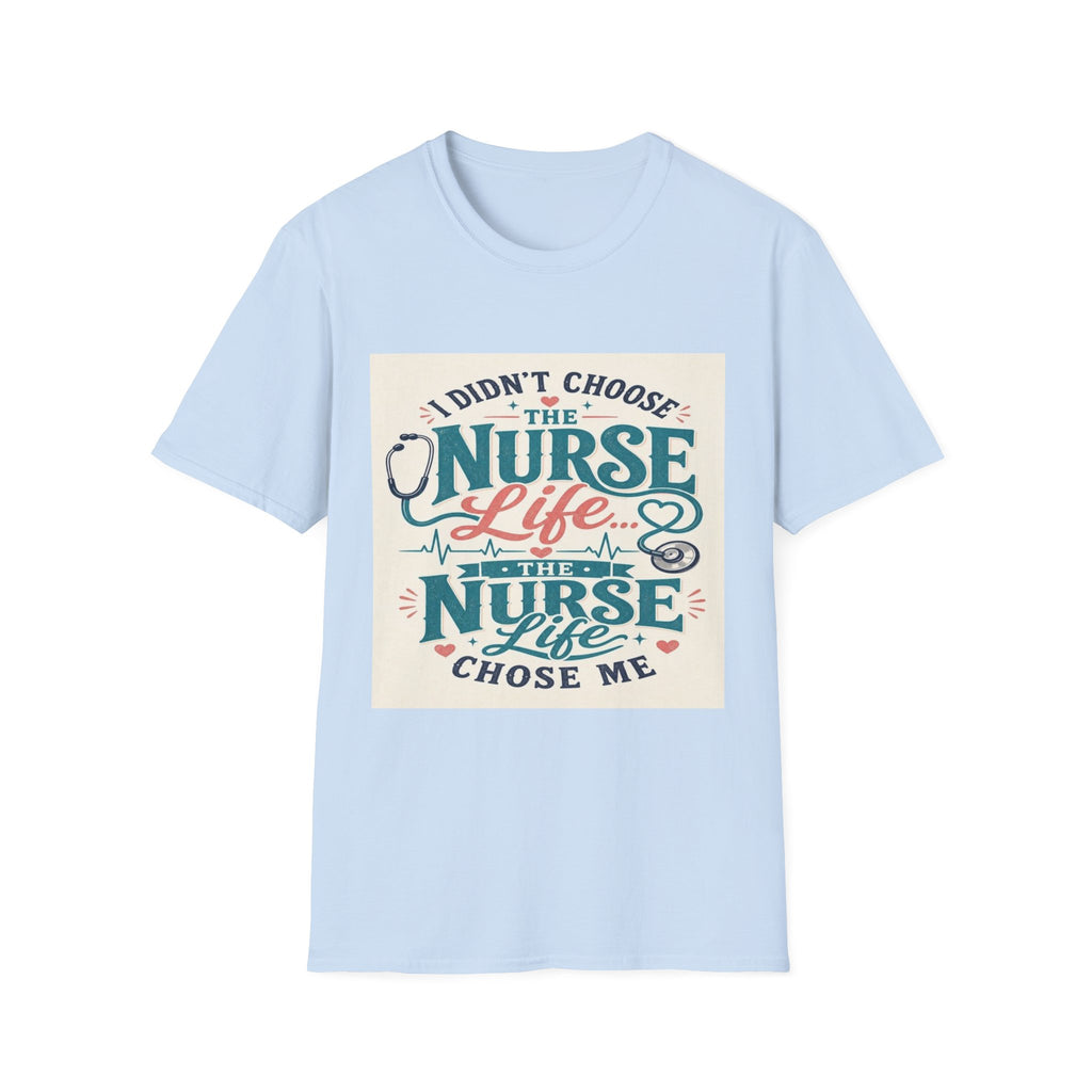 Trendy T-shirt Design Showcasing Playful Nurse Life Typography- Graphic Tees