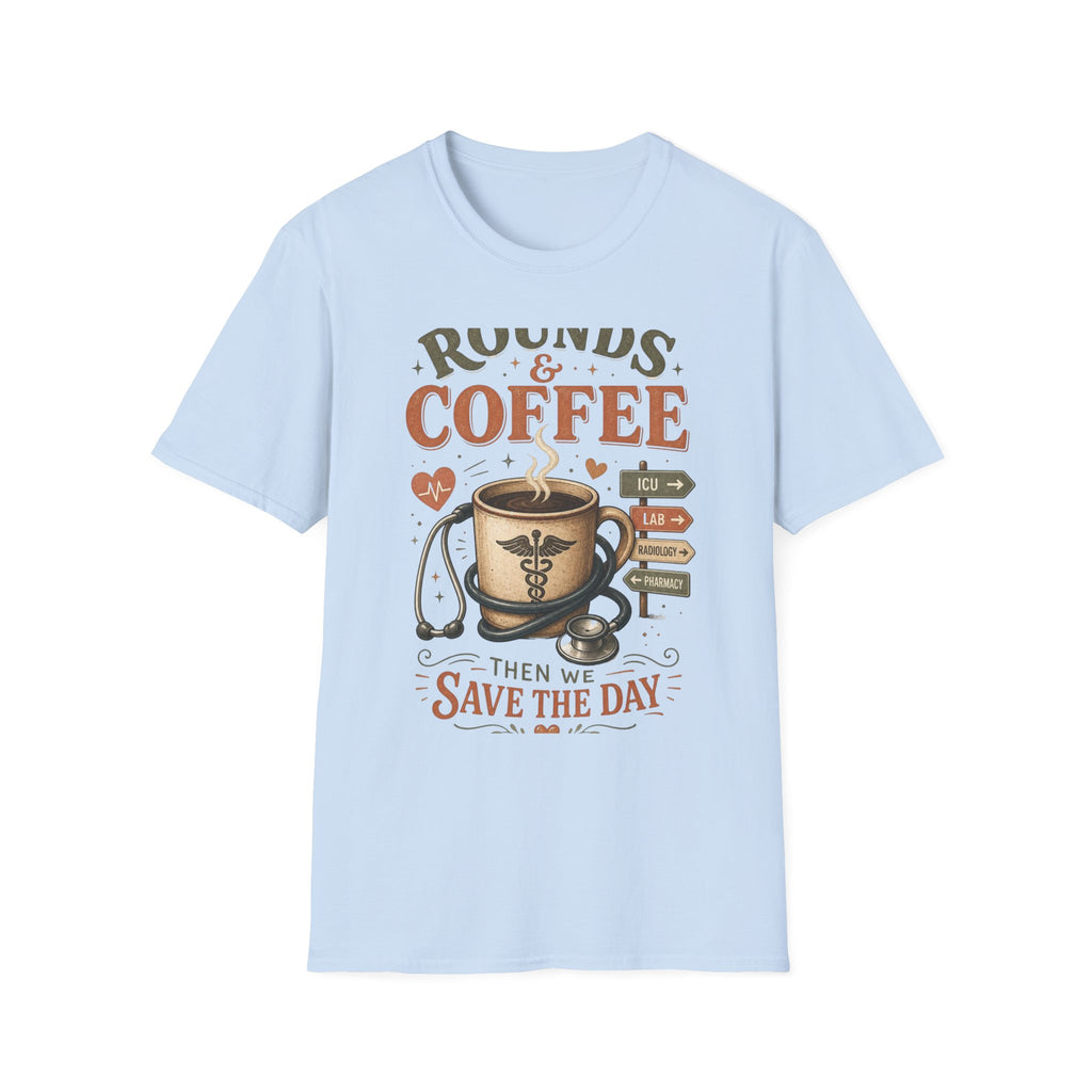 Coffee Cup With Stethoscope Combining Vintage Café And Medical Aesthetics
