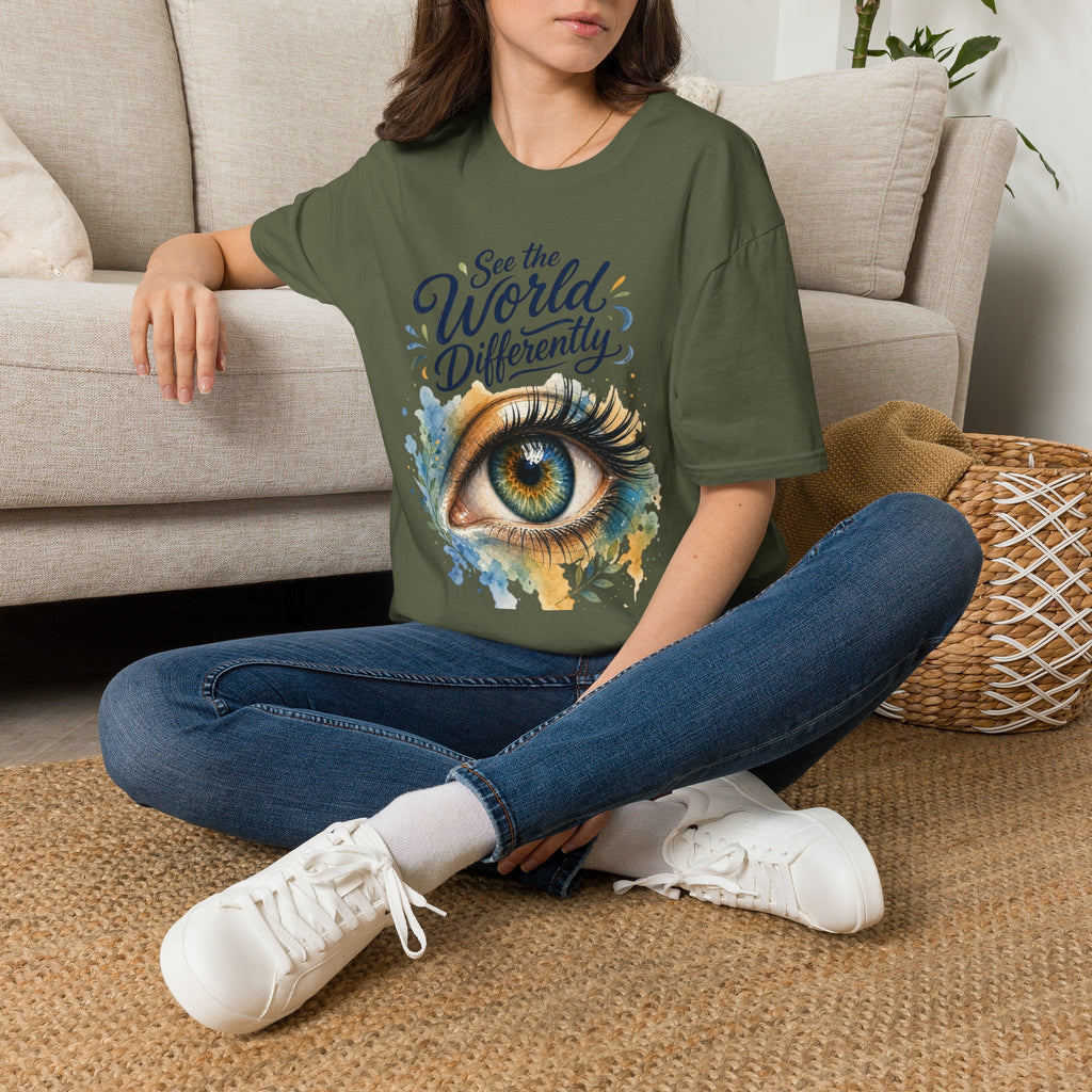 See the World Differently T-Shirt — Artistic Eye Graphic Tee