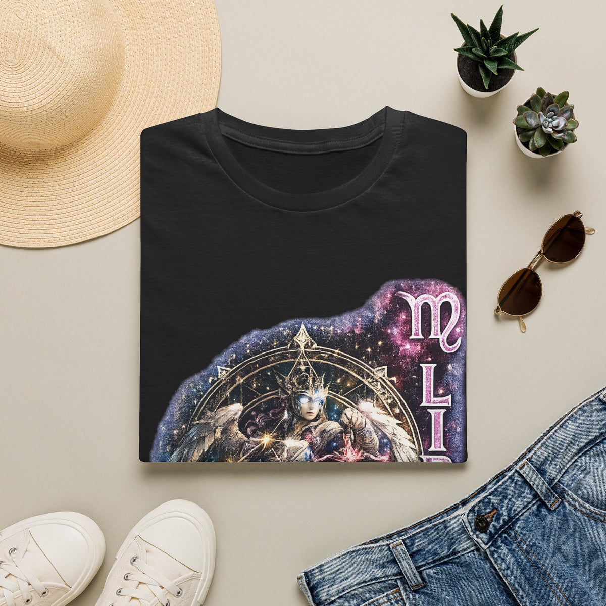 Libra Zodiac T-Shirt — Cosmic Astrology Sign Tee