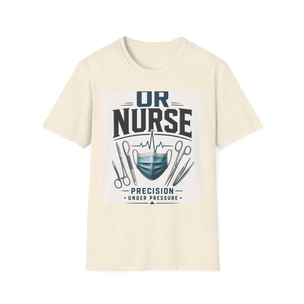 Bold T Shirt Design Featuring Nurse Motto With Instruments