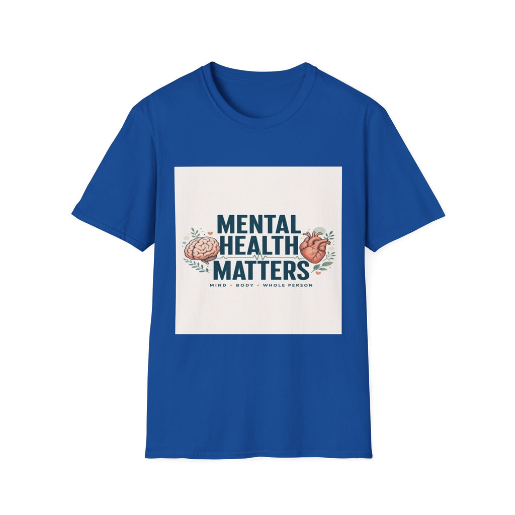 Bold Typography Design Emphasizing Mental Health Awareness- Graphic Tees