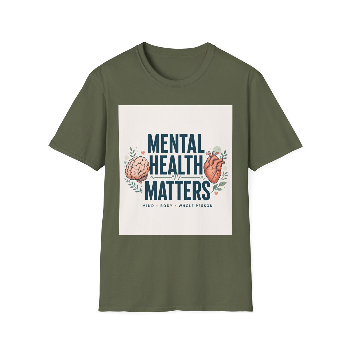 Bold Typography Design Emphasizing Mental Health Awareness