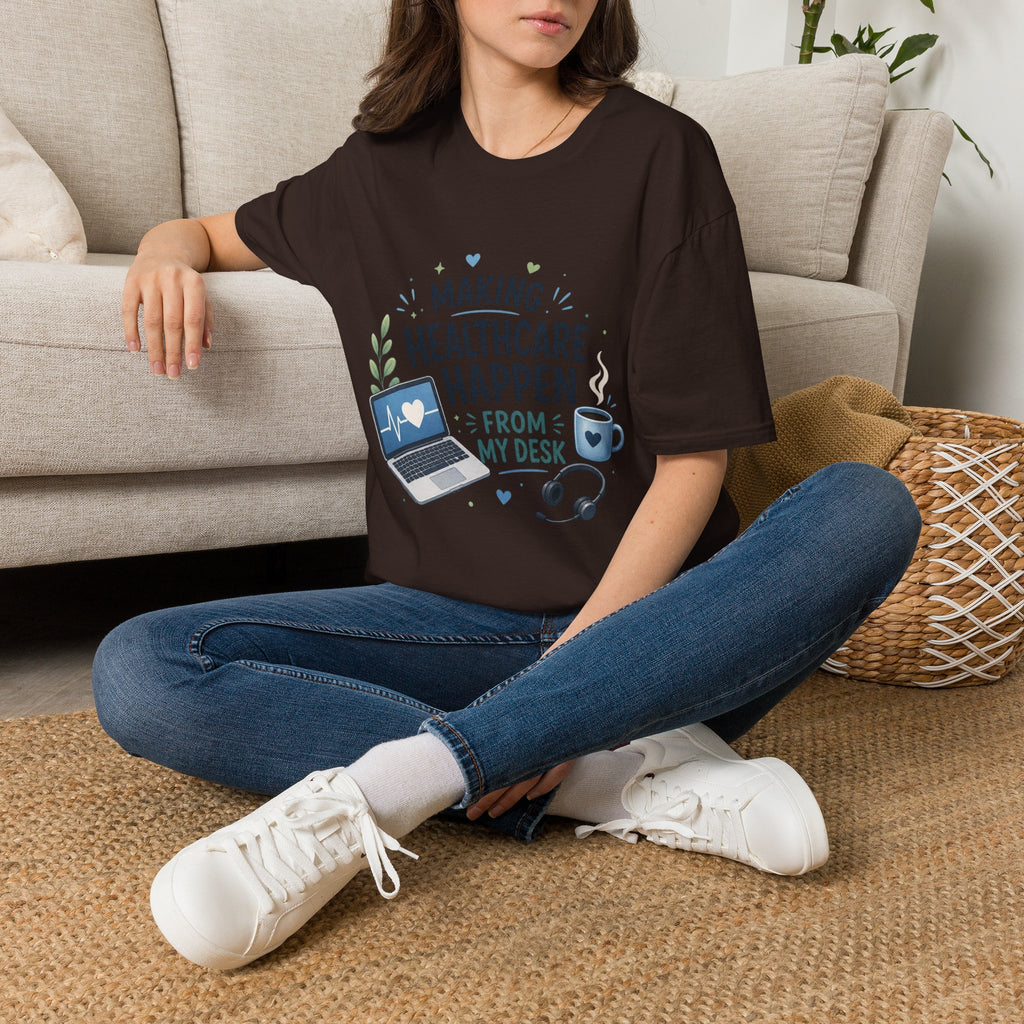 Inspirational T Shirt Design Celebrating Healthcare From Desk