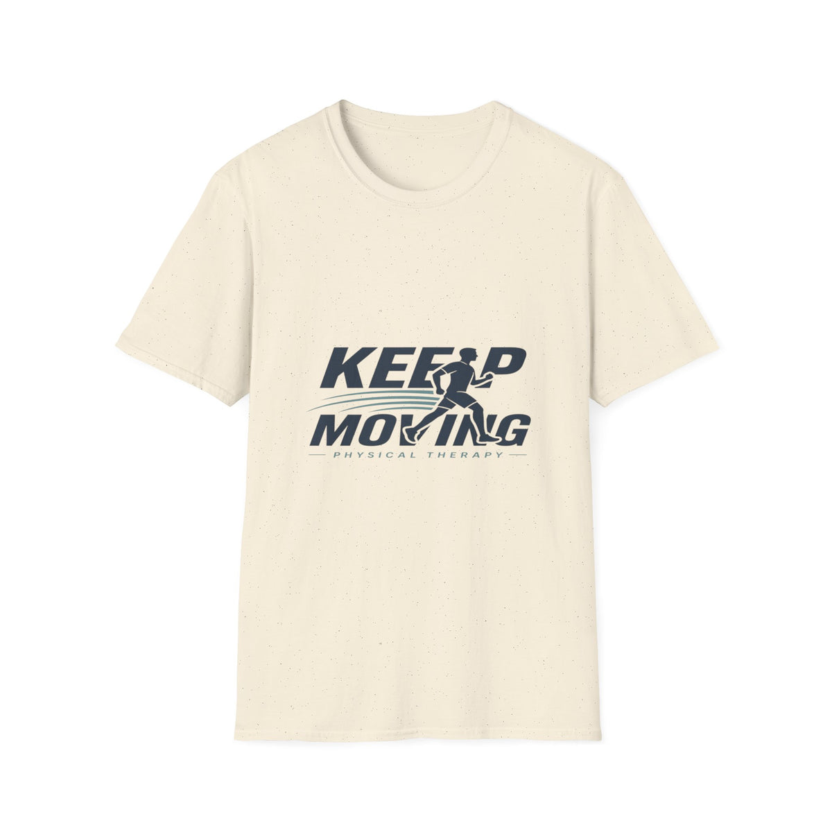 Minimalist T-Shirt Design Featuring _Keep Moving_ Statement- Graphic Tees