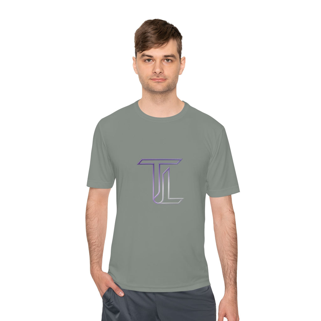 Monogram TL Performance Tee — Moisture-Wicking Athletic Shirt