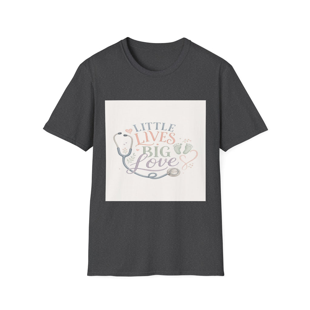 Little Lives Big Love NICU Design With Elegant Typography- Graphic Tees