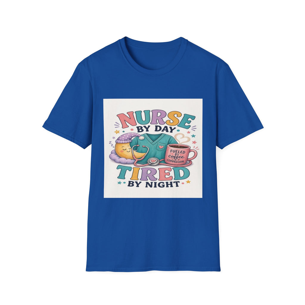 Playful T-shirt Design Featuring Nurse Life Typography And Illustrations- Graphic Tees