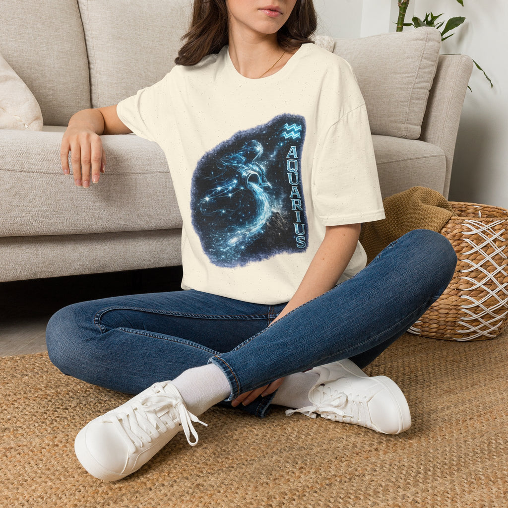 Aquarius Constellation T-Shirt — Zodiac Starry Water-Bearer Tee