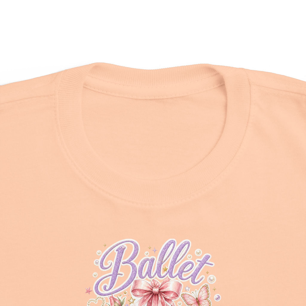 Toddler Tee — 'Believe in Dreams' Ballet Ballerina Floral Graphic