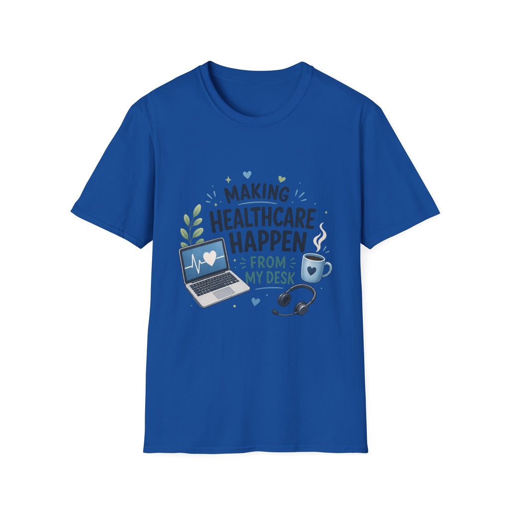 Inspirational T Shirt Design Celebrating Healthcare From Desk