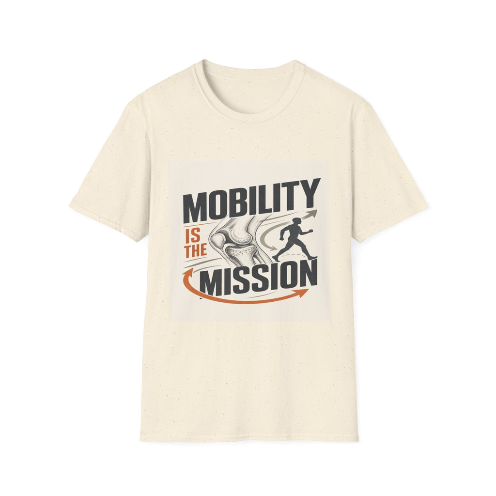 Bold Typography And Anatomical Illustration Representing Mobility Mission- Graphic Tees