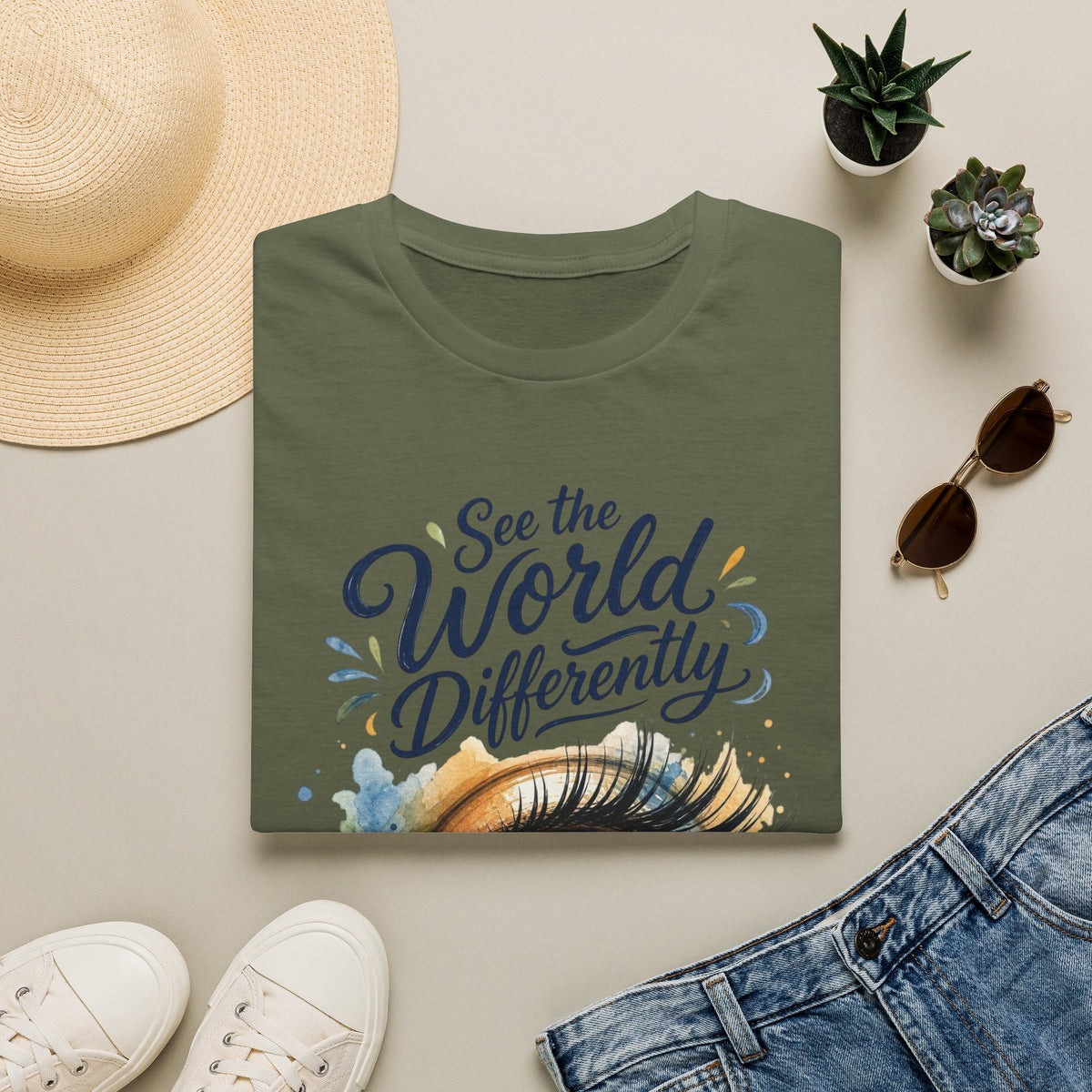 See the World Differently T-Shirt — Artistic Eye Graphic Tee