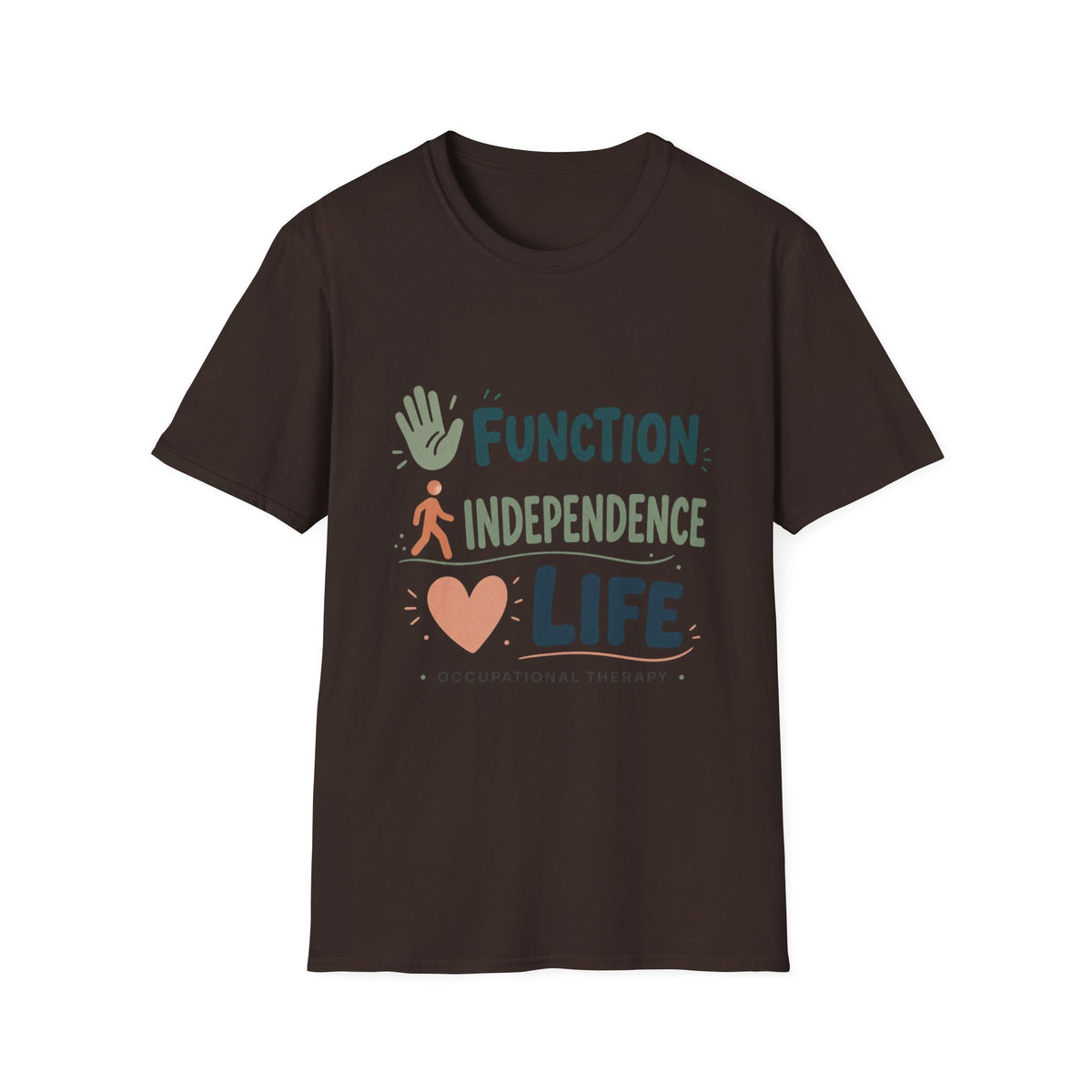 Playful Typography Featuring Function Independence Life With Icons