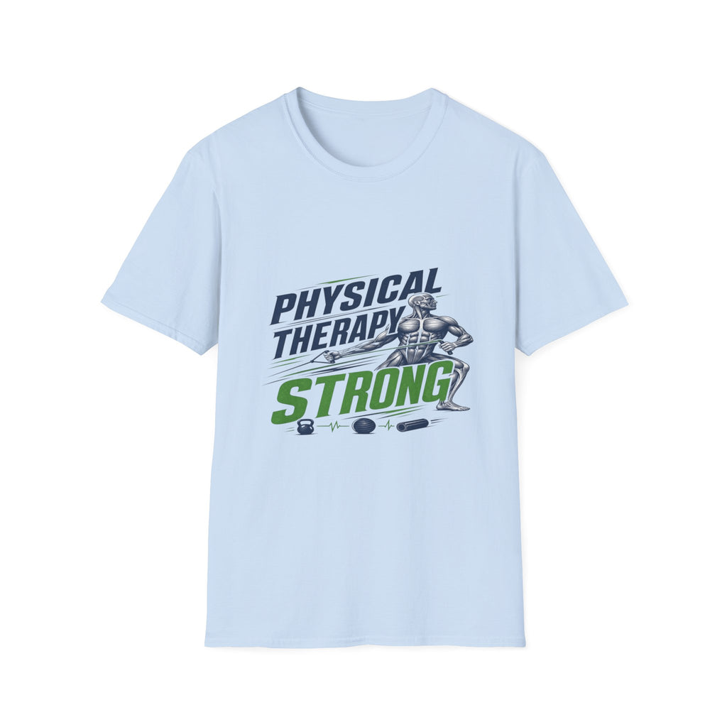 Bold Typography Design With Muscular Figure and Dynamic Lines- Graphic Tees
