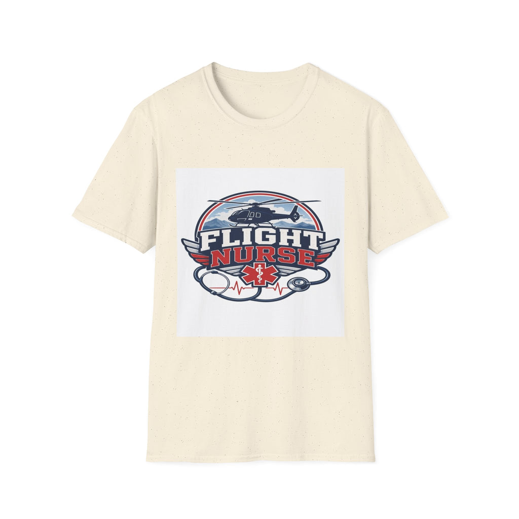 Aviation-Inspired T-Shirt Design Featuring Flight Nurse Graphic- Graphic Tees
