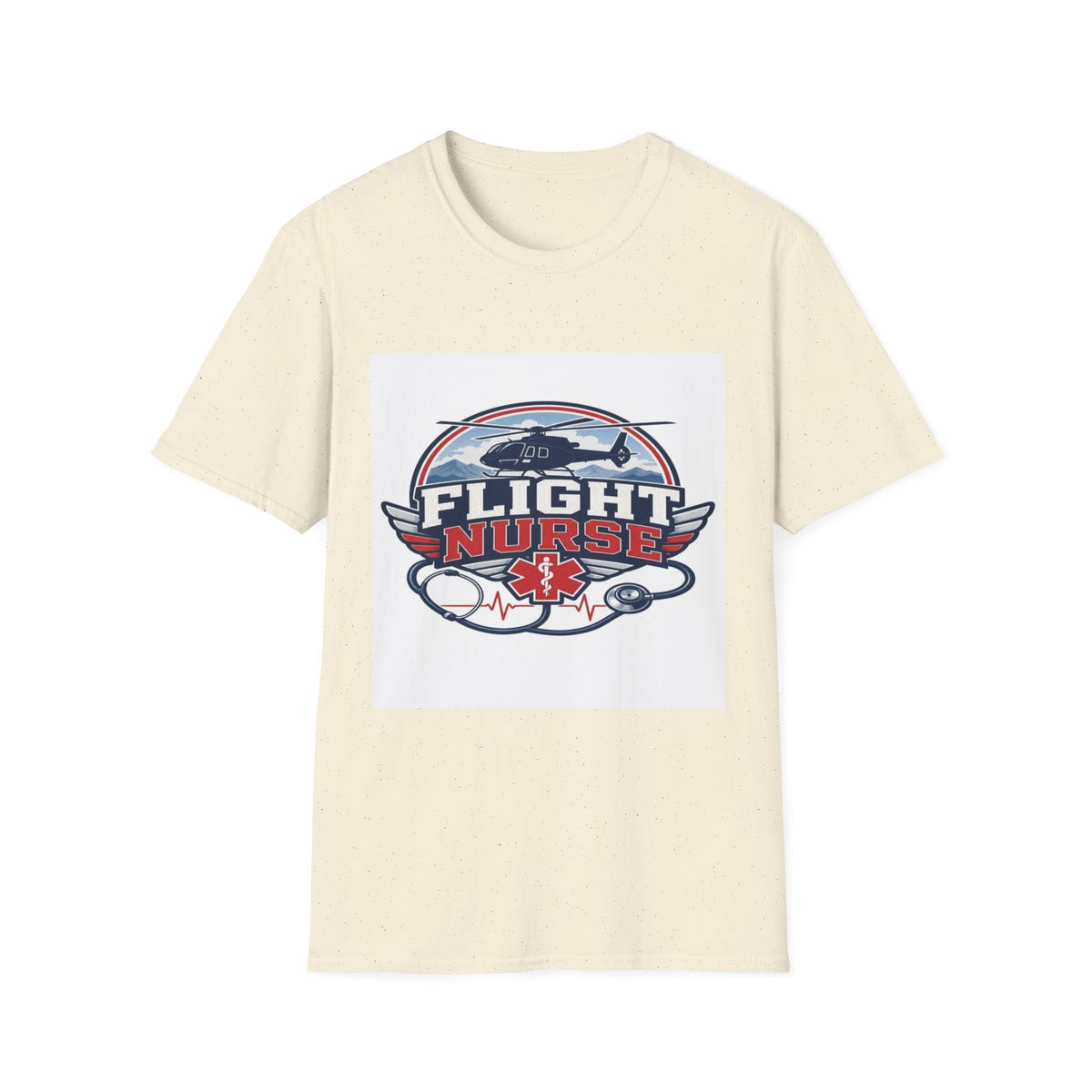 Aviation-Inspired T-Shirt Design Featuring Flight Nurse Graphic- Graphic Tees