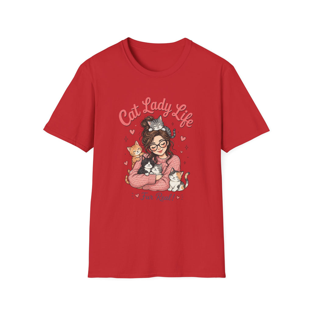 Cat Lady Life T-Shirt — Cute Cat Mom Graphic Tee