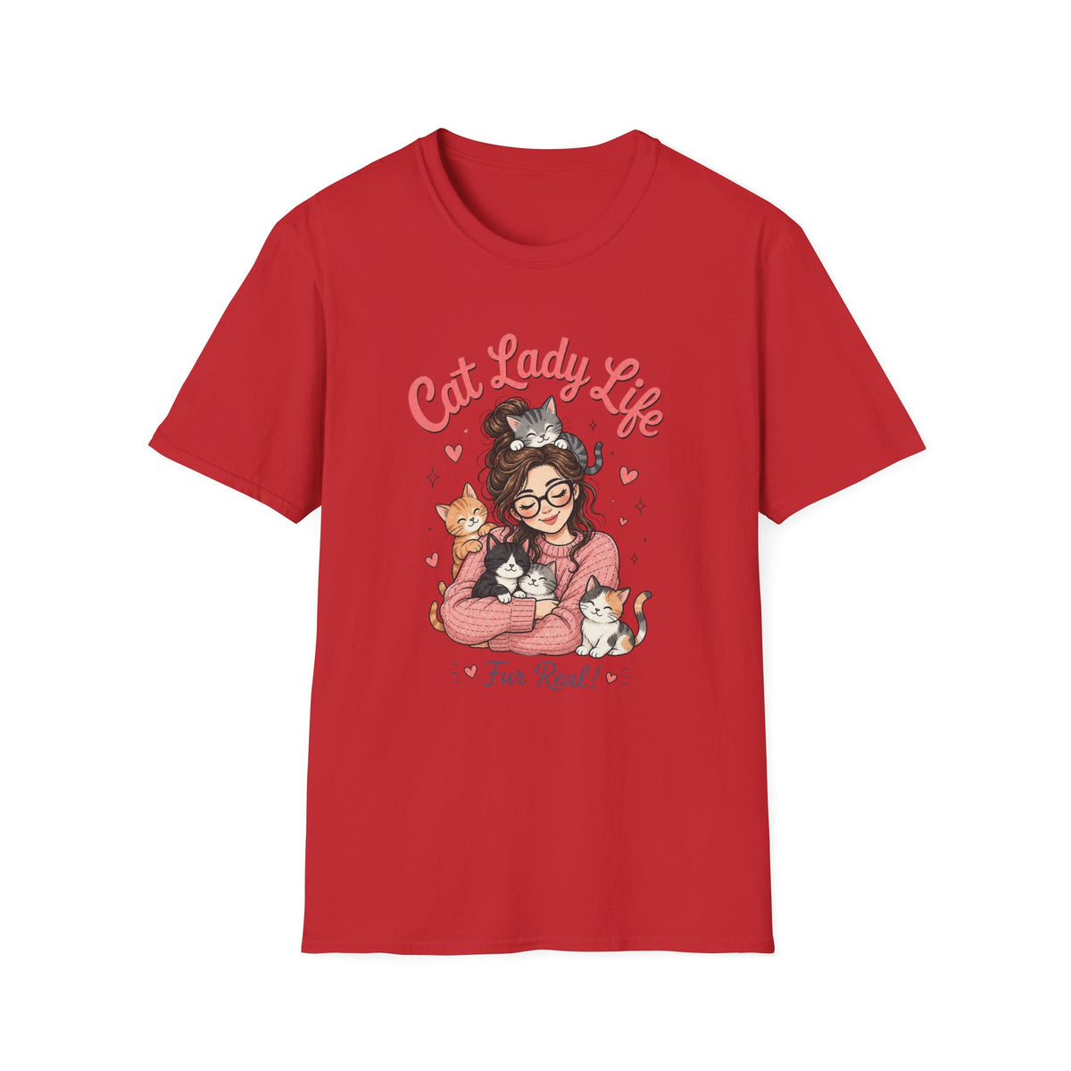 Cat Lady Life T-Shirt — Cute Cat Mom Graphic Tee