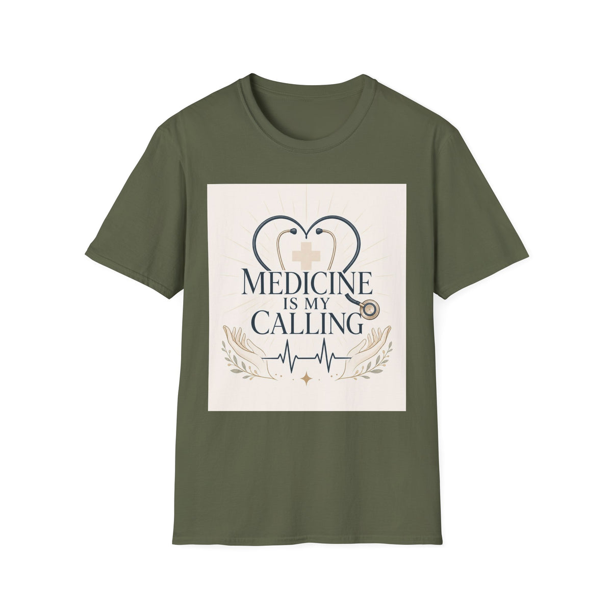 Elegant Design Celebrating Medicine With Heart Shaped Stethoscope