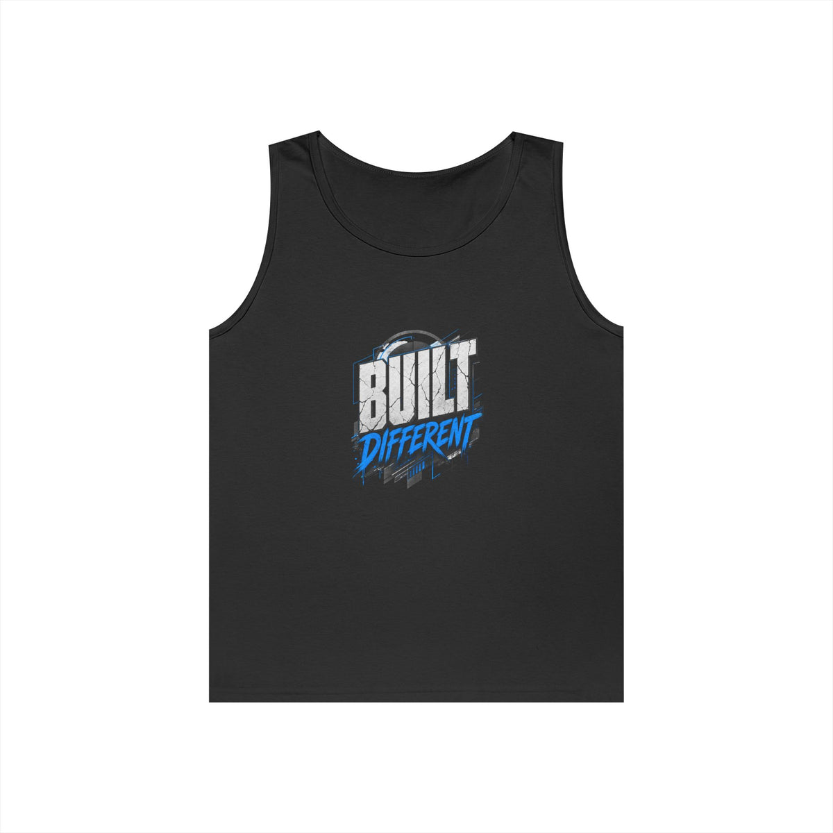 Built Different Tank Top – Graphic Motivational Workout Tee