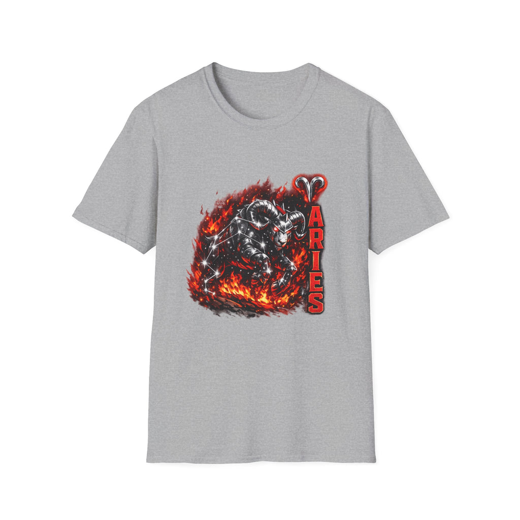 Aries Ram Zodiac T-Shirt — Fiery Ram Astrology Tee