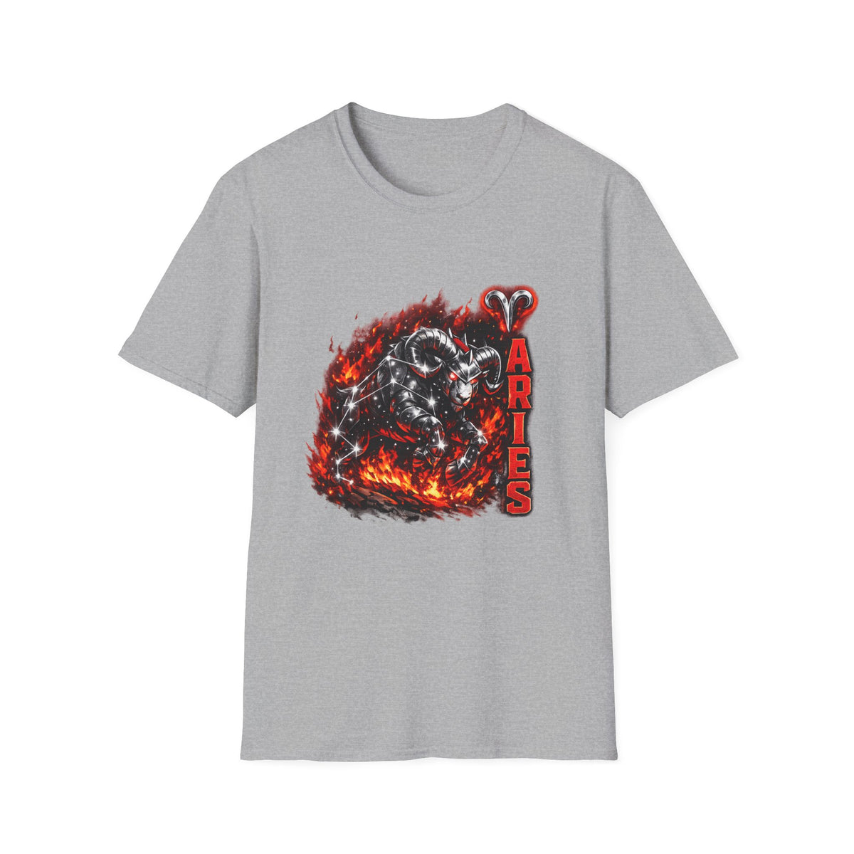 Aries Ram Zodiac T-Shirt — Fiery Ram Astrology Tee