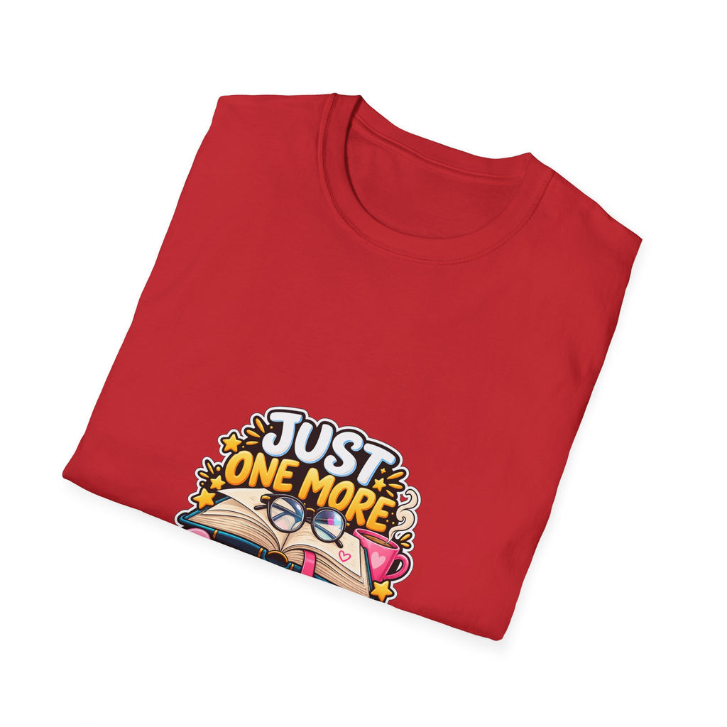 Just One More Chapter T-Shirt – Cute Book Lover Reading Graphic Tee