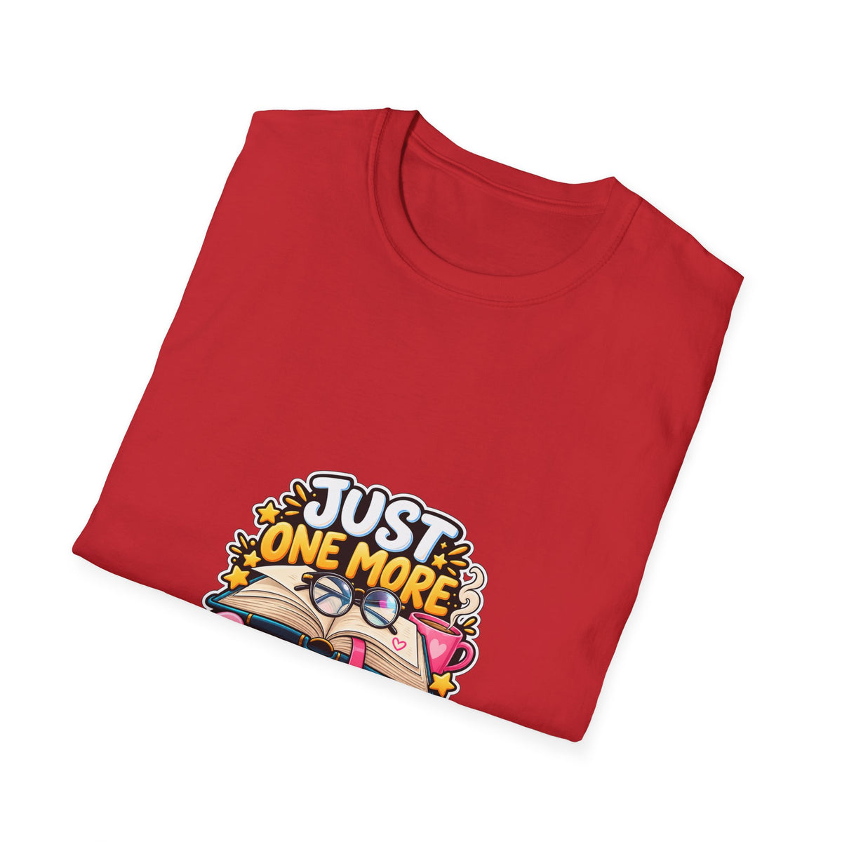 Just One More Chapter T-Shirt – Cute Book Lover Reading Graphic Tee