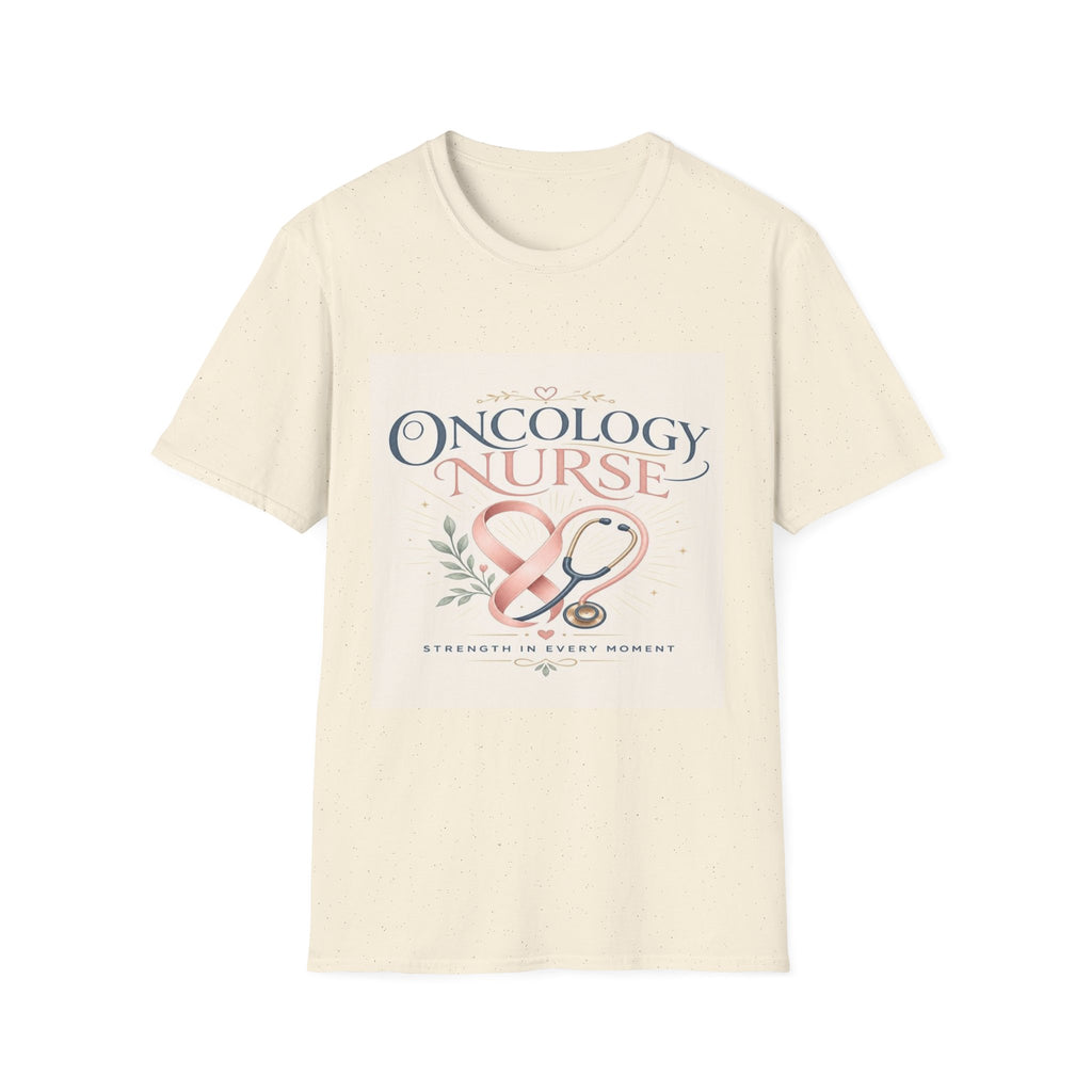 Elegant T-Shirt Design with Oncology Nurse Text and Symbolism- Graphic Tees