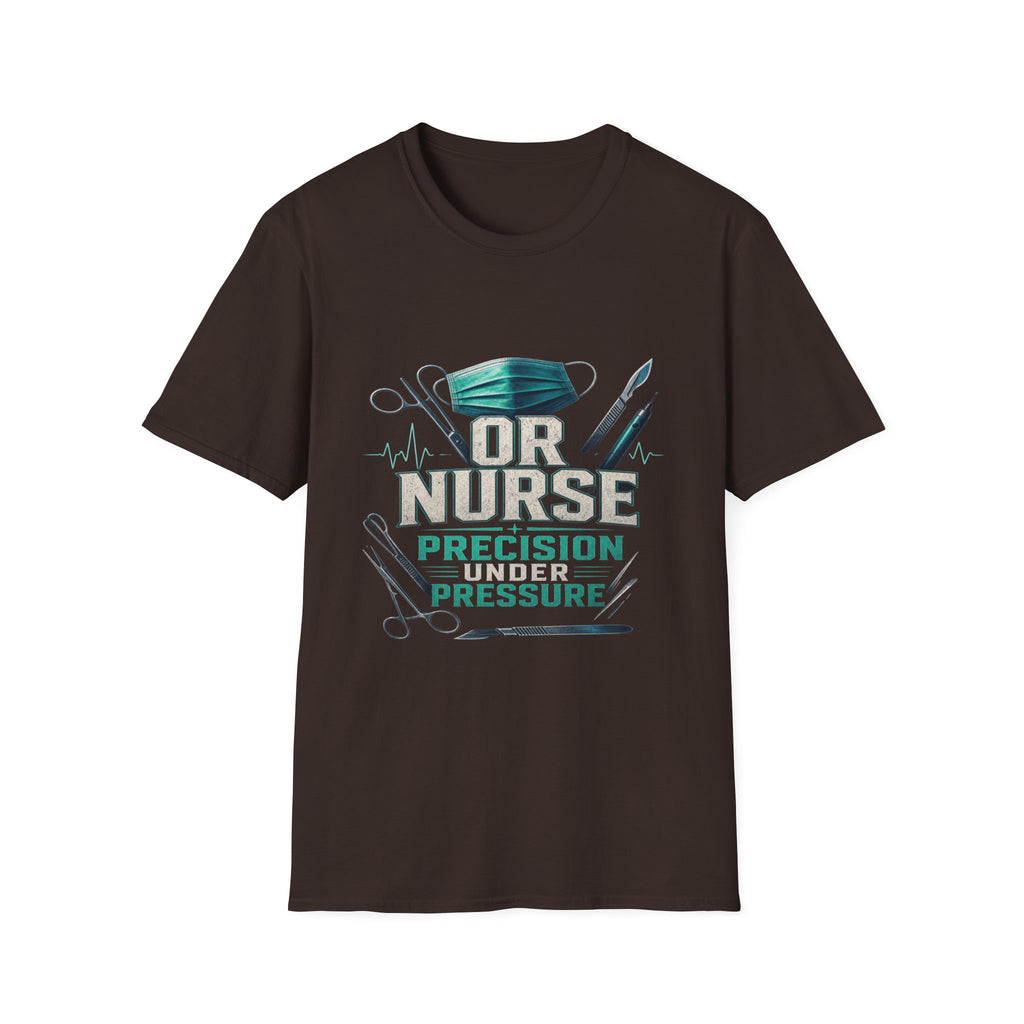 Bold Typography T-Shirt Design For OR Nurse Theme- Graphic Tees