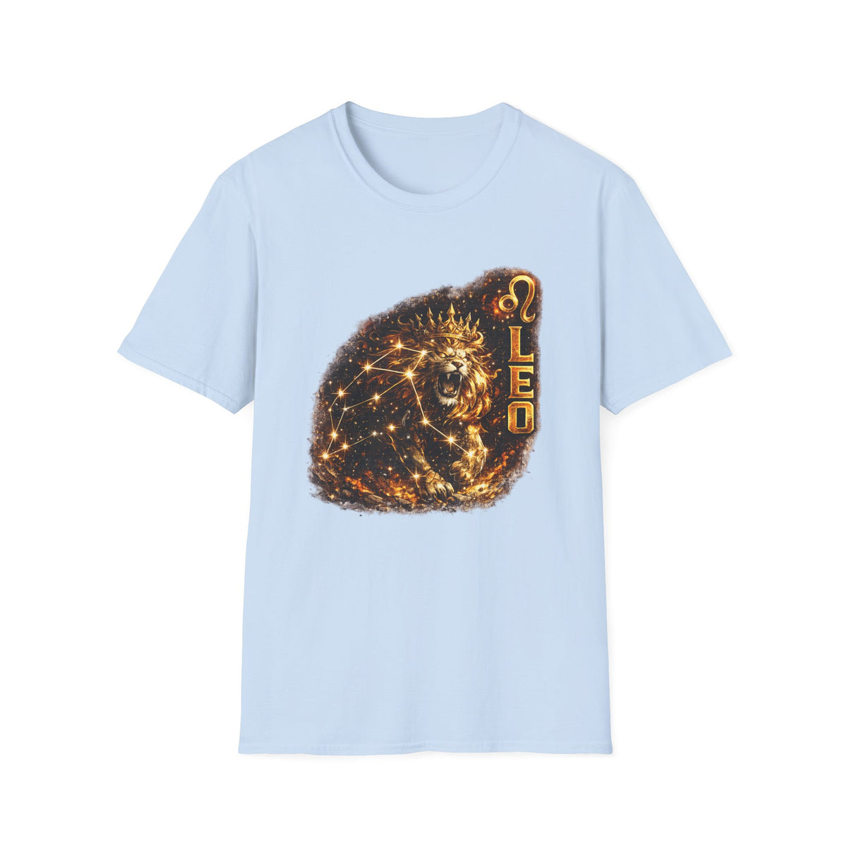 Leo Constellation Lion T-Shirt — Zodiac Astrology Graphic Tee