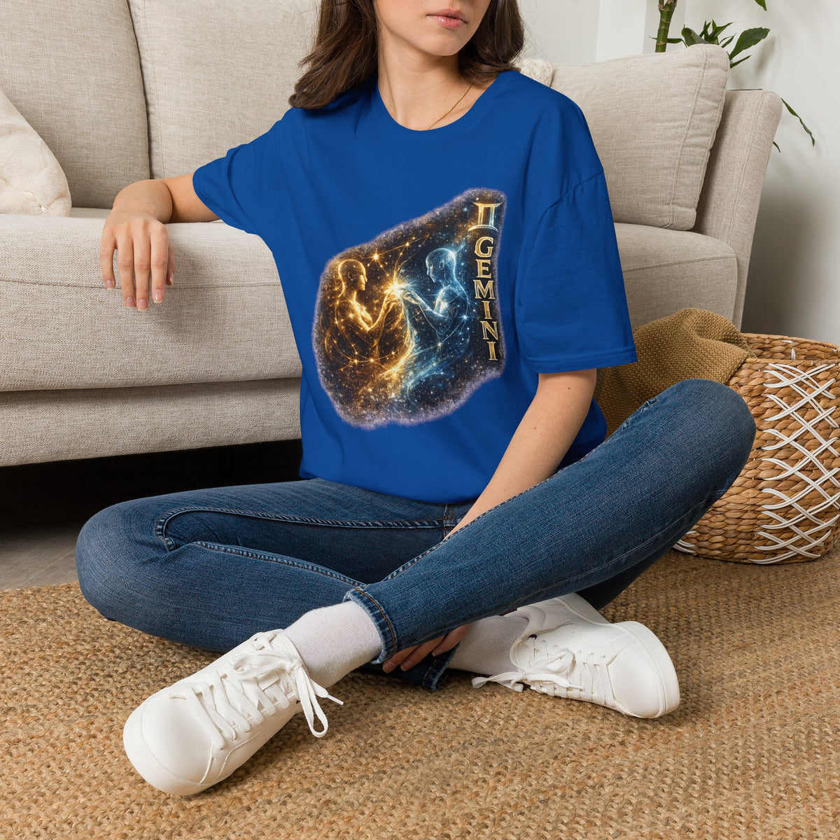 Gemini Constellation T-Shirt — Cosmic Twins Zodiac Tee