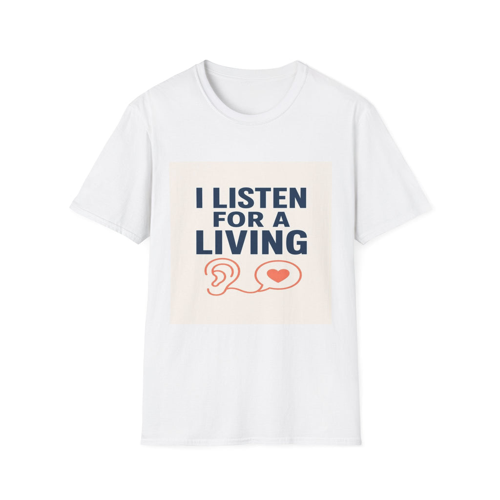 Bold Text And Minimalist Ear Illustration In Modern Design- Graphic Tees