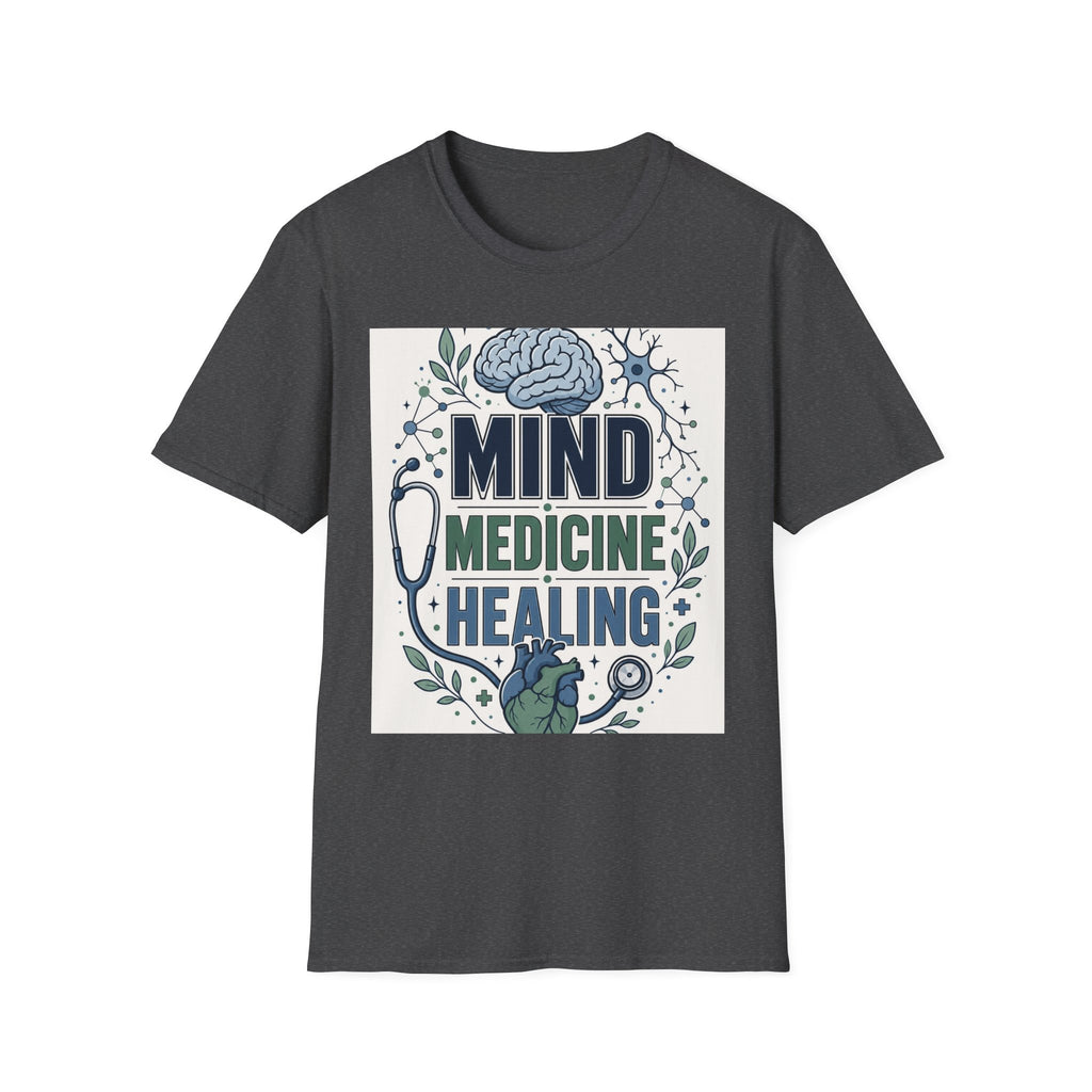 Illustration Of Stacked Words Mind Medicine Healing With Medical Icons