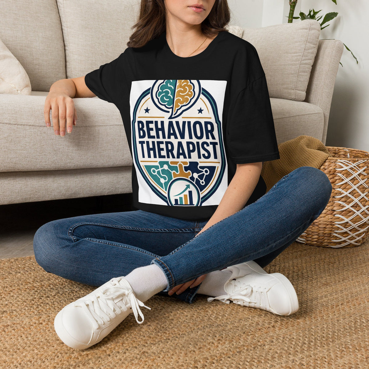 Bold Professional Badge Design For Behavior Therapist