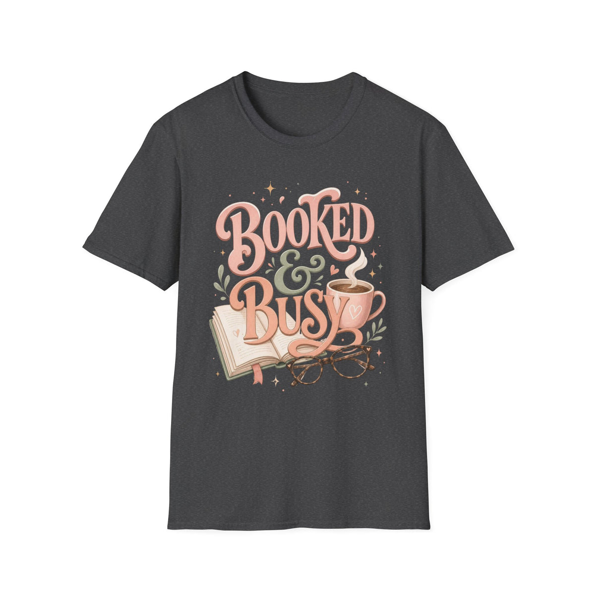 Chic Typography Design With Whimsical Illustrations And Pastel Colors