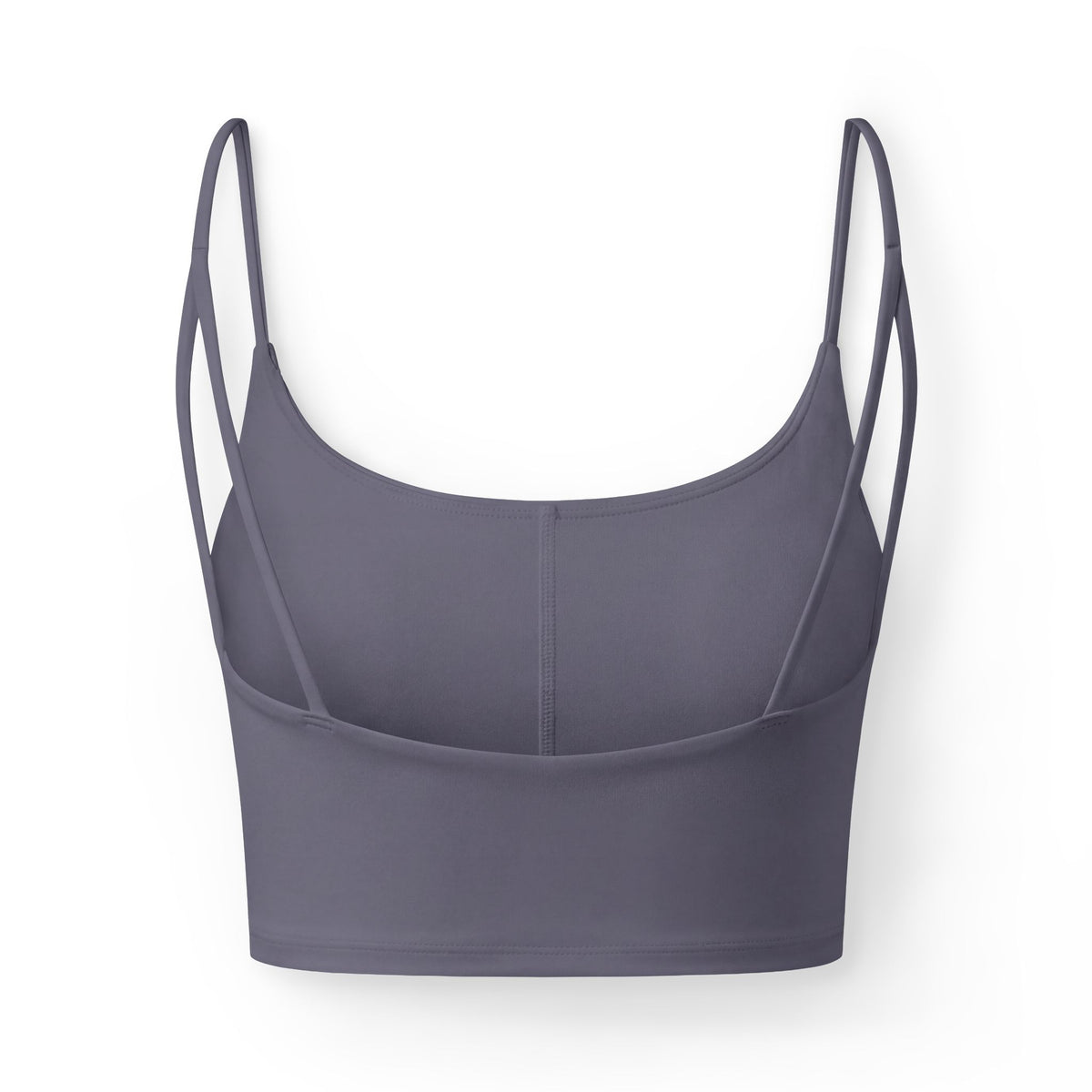 Luxe Women's Bralette – Minimal Black Crop Top with Subtle Monogram