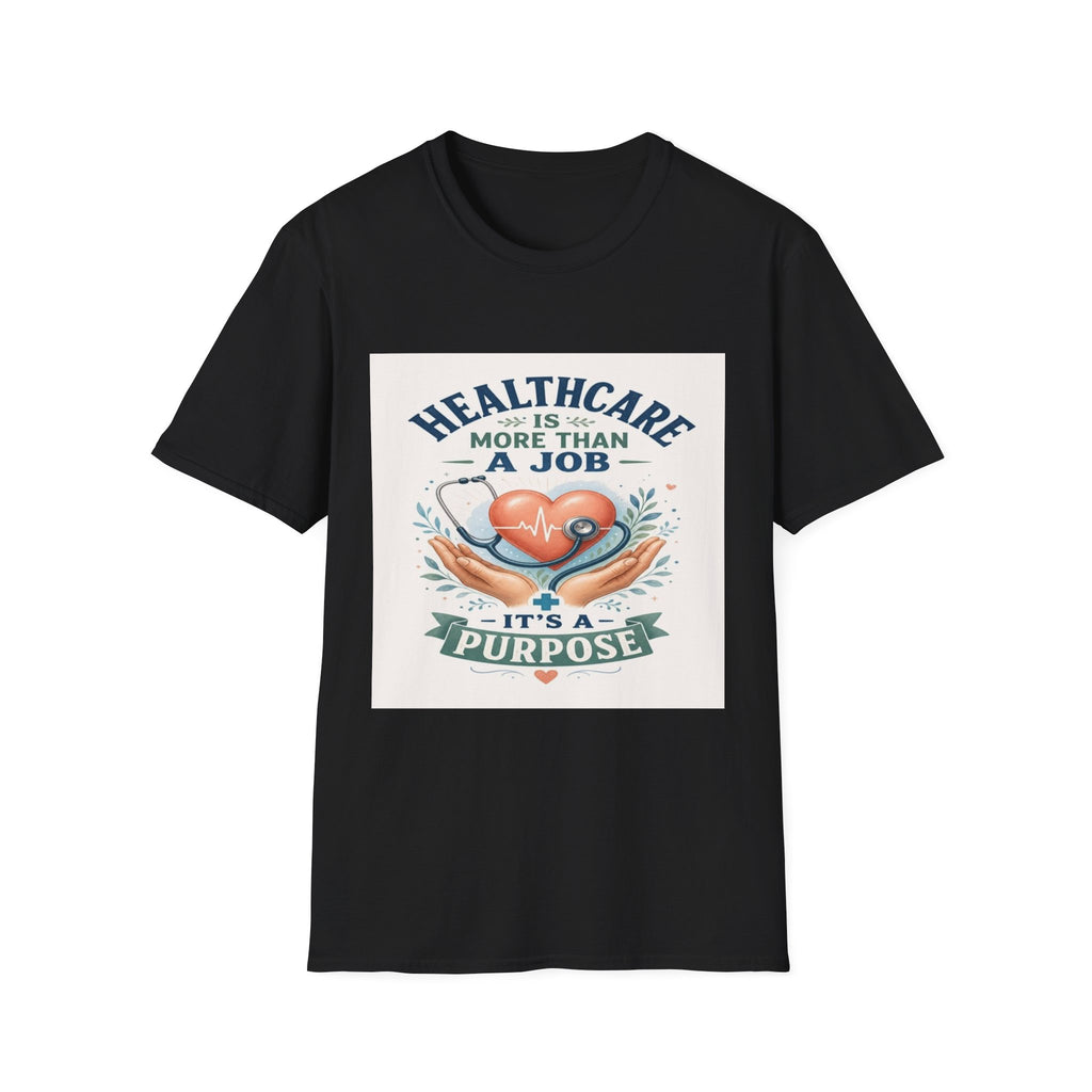 Inspirational T-shirt Design Featuring Compassionate Healthcare Imagery- Graphic Tees