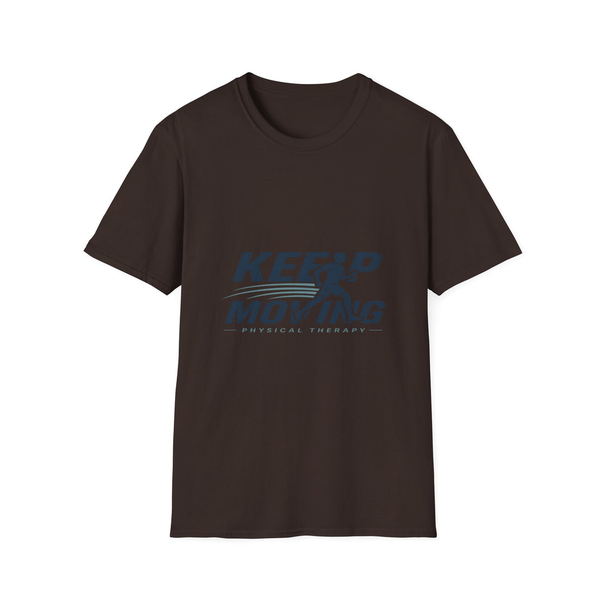Minimalist T-Shirt Design Featuring _Keep Moving_ Statement- Graphic Tees