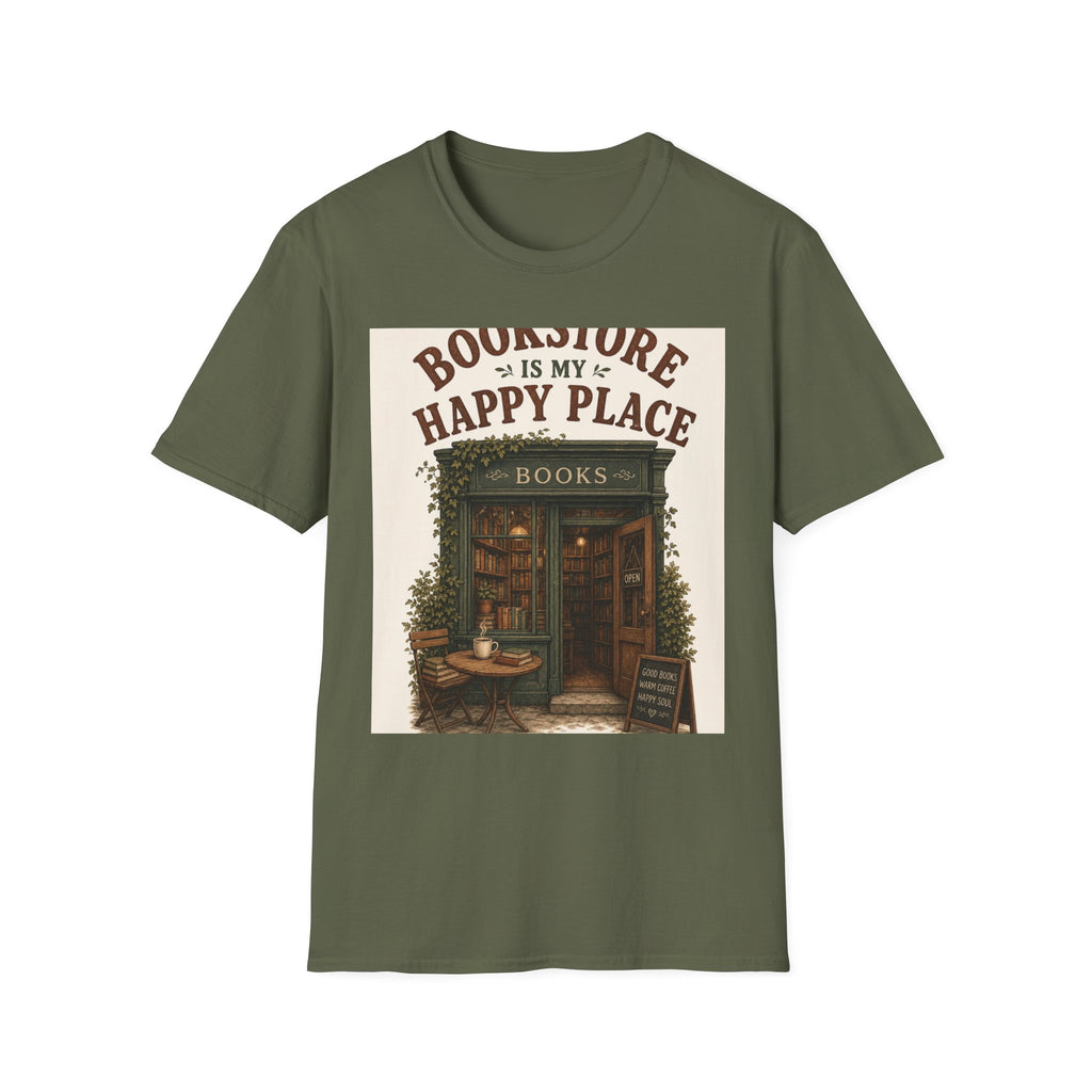 Vintage Bookstore Front With Open Door And Warm Aesthetic