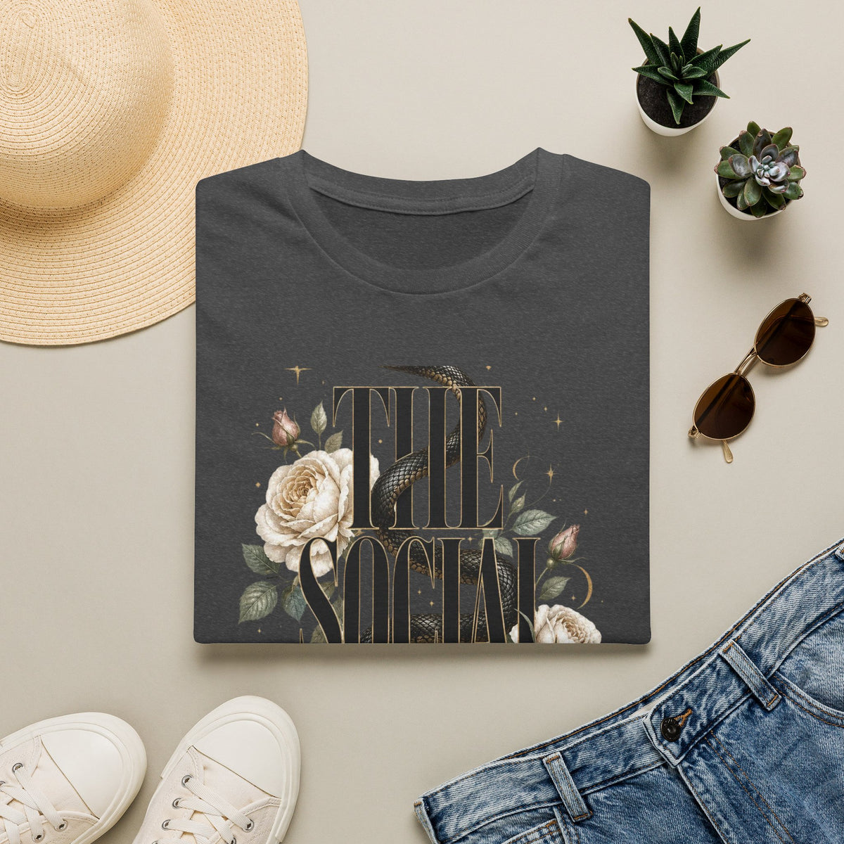 The Silents Floral Graphic T-Shirt