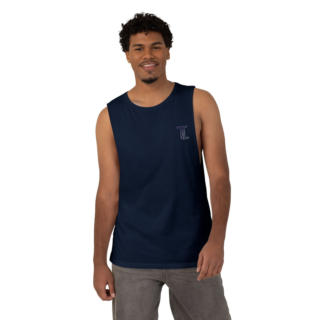 Barnard Embroidered Tank Top — Minimal College-Inspired Athletic Tank