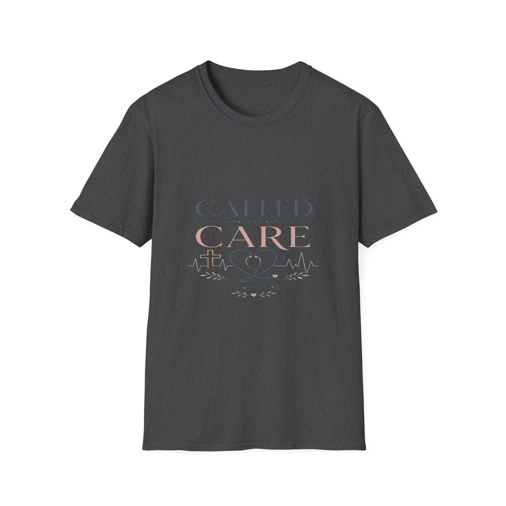 Elegant Christian Healthcare Design Featuring Called To Care Phrase- Graphic Tees